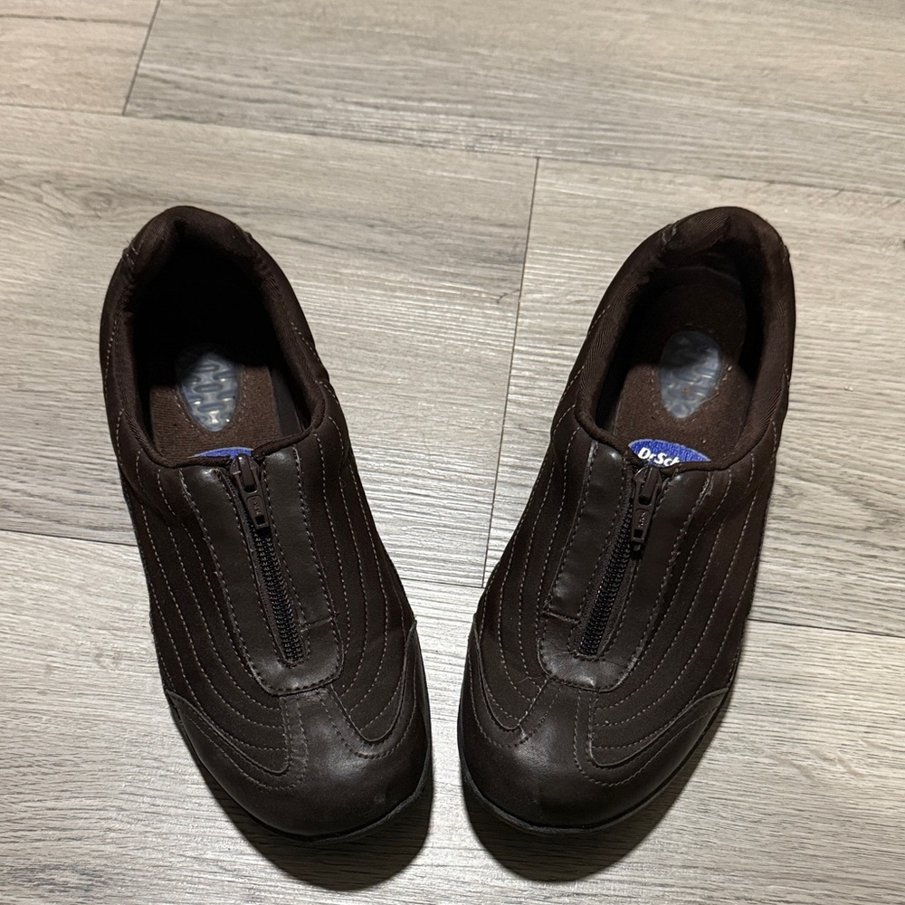 Dr. Scholl's woman’s Dark Brown Slip-On Shoes